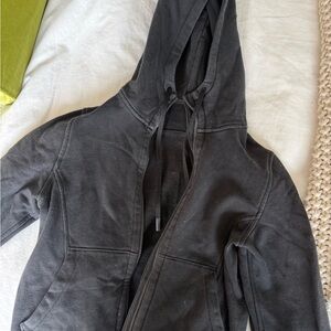 Lululemon Black Zip-Up Hooded Sweatshirt
